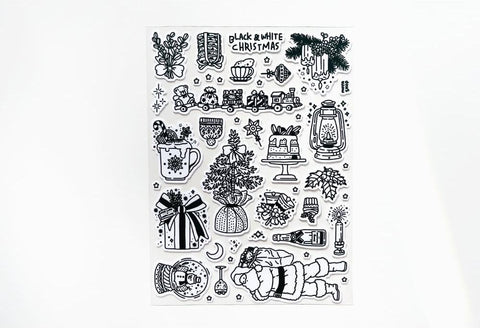 Christmas Line Seal Sticker | Deco Sticker