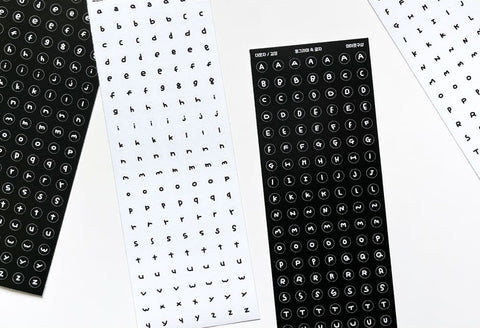 Alphabet Stickers Pack | 4sheets