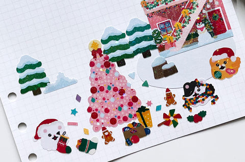 Christmas Tree Seal Sticker | Deco Sticker