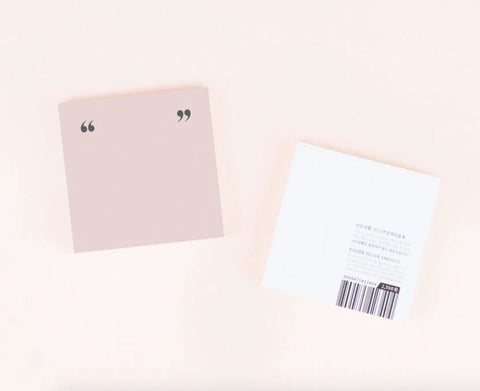 Quotation Marks Memo Pad | Notepads