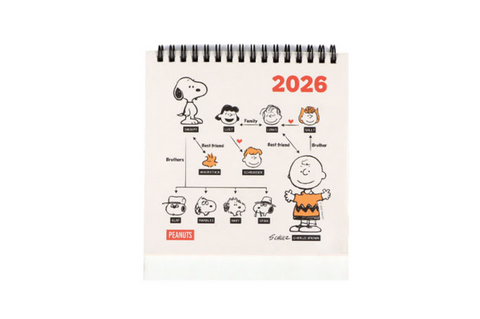 2026 Peanuts Snoopy Classic Square Desk Calendar