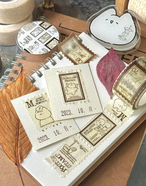 Stamp Masking Tape _ Autumn Letter