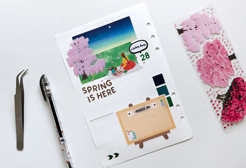 Big Flowering Tree Seal Sticker | Deco Sticker