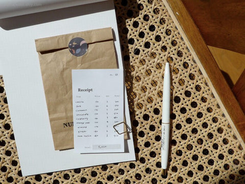 1913 Receipt Memo Sticky Note