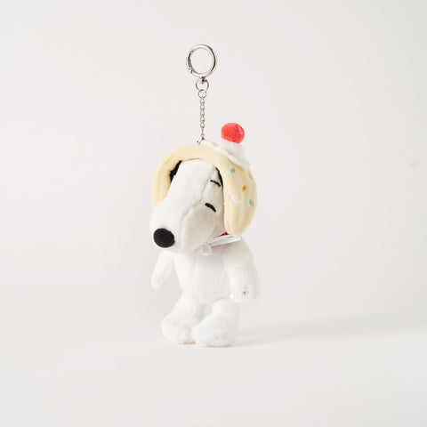 Peanuts Snoopy Vanilla Ice Cream Key Ring 16cm