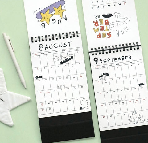 2026 Doodle Desk Calendar