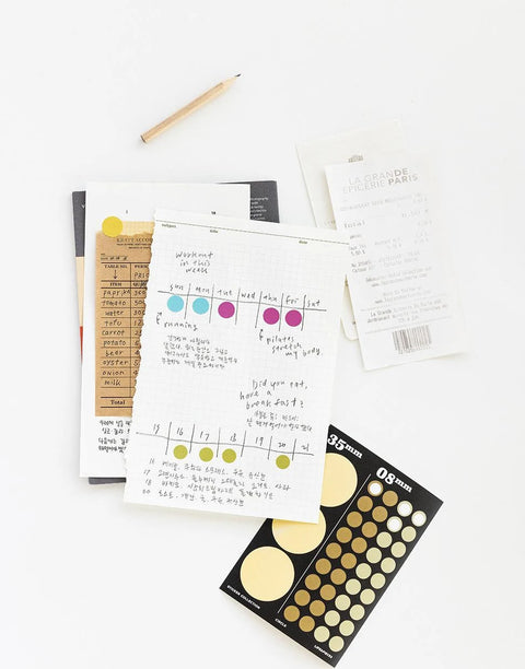 LIFE&PIECES Sticker Collection Pack _ Circle | 8sheets