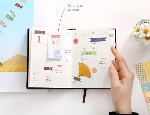 Petit Deco Stickers Pack VER.3 | 8sheets | Planner Diary Sticker