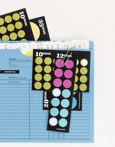 LIFE&PIECES Sticker Collection Pack _ Circle | 8sheets