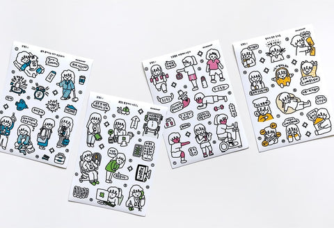 Adult by Chance Drawing Sticker Pack