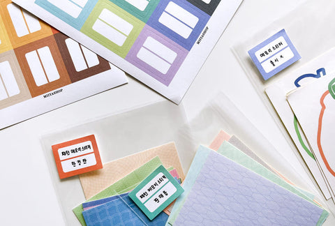Index Label Sticker ver.3 | 12sheets