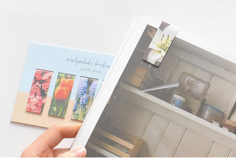 Magnetic Bookmarks 5P _ Garden Flower
