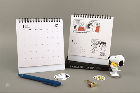 2026 Peanuts Snoopy Classic Square Desk Calendar