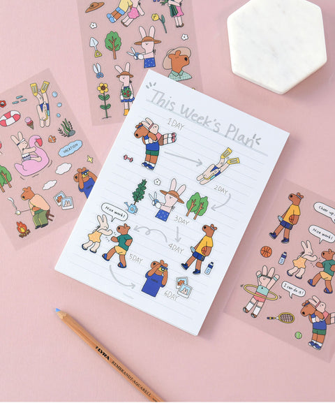 Happy & Lucky Removable Sticker Pack | 12sheets