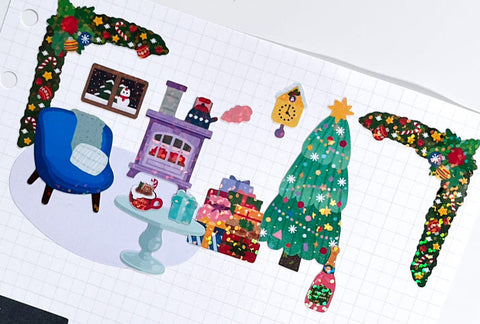 Christmas Tree Seal Sticker | Deco Sticker