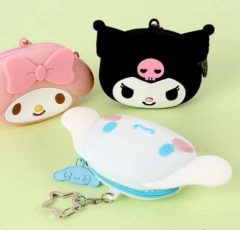 Sanrio Face Silicon Coin Purse | Pouch