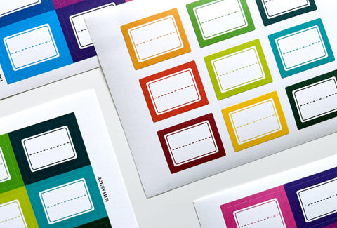 Index Label Sticker ver.3 | 12sheets