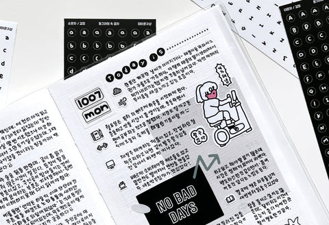 Alphabet Stickers Pack | 4sheets