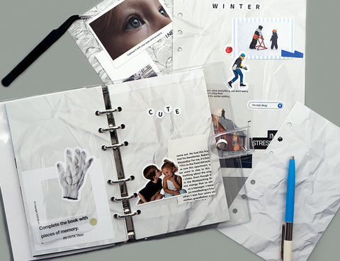 A5 Scrap the moment vol.2 Texture | A5 Inserts