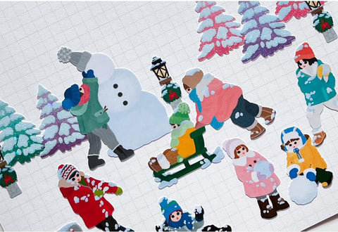 Making a Snowman Seal Sticker | Deco Sticker