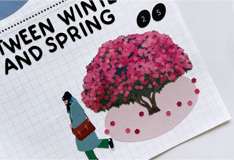 Big Flowering Tree Seal Sticker | Deco Sticker