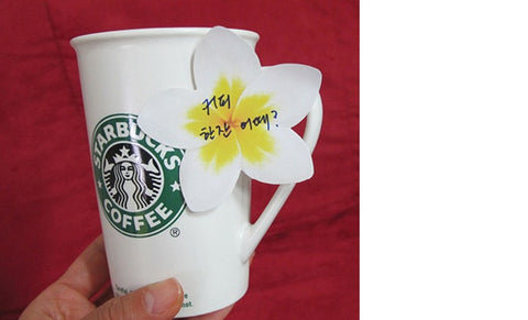 Plumeria Sticky Notes | Flower