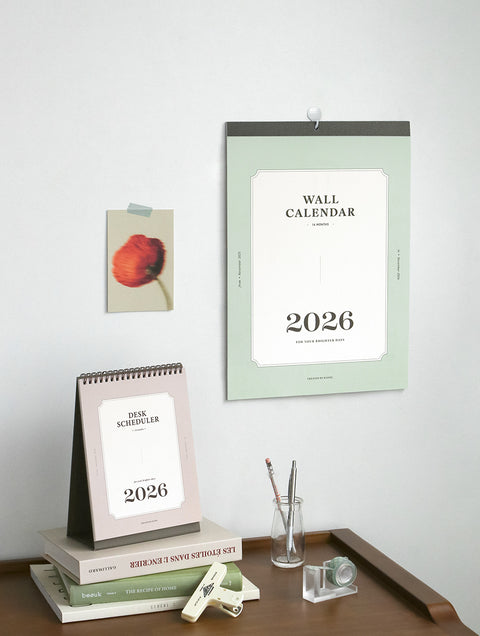 2026 Desk Calendar | Desk Scheduler 2026