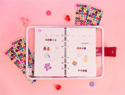 Retro Glitter Sticker Pack | 2sheets