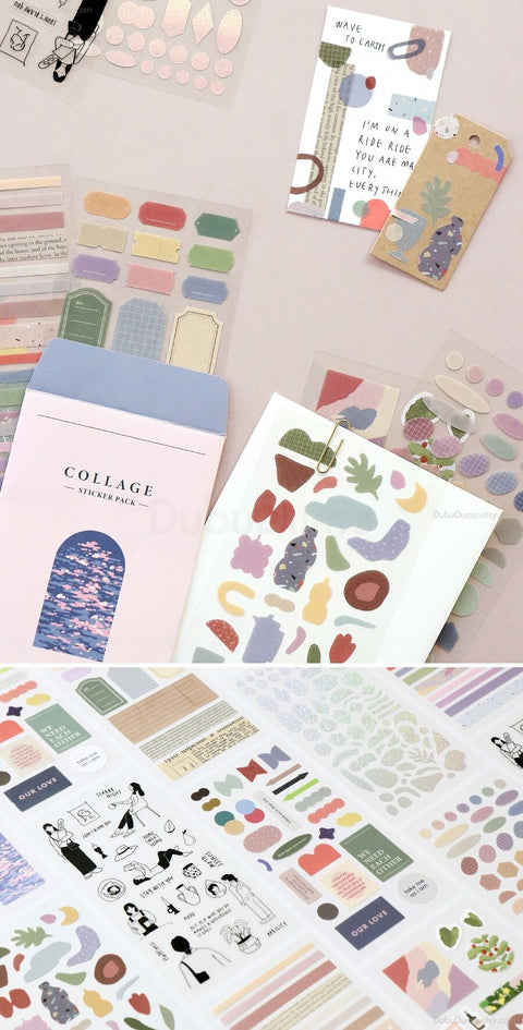 ICONIC Collage Sticker Pack | 8sheets