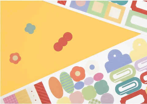 Dotty Scrap Deco Sticker | 4sheets