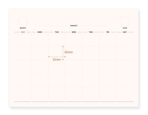 2026 PRISM Desk Calendar (OCT.2025-DEC.2026) | Dated + Undated Planner