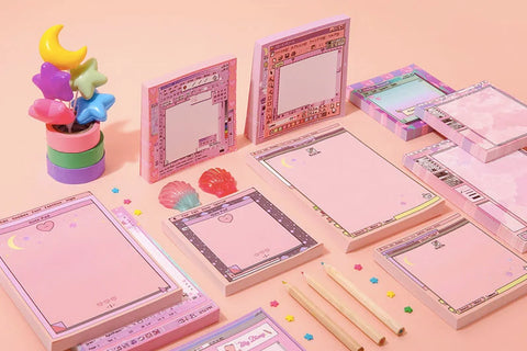 Moonlight Pink Game Over Memo Pad