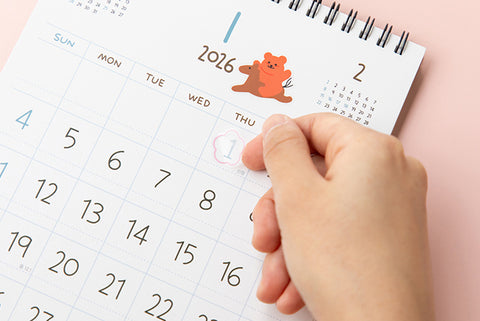 2026 Jelly Bear Desk Calendar