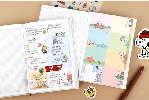 Peanuts Undated Monthly Diary | Snoopy Monthly Planner