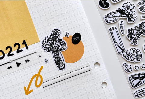 Vase Line Seal Sticker | Deco Sticker