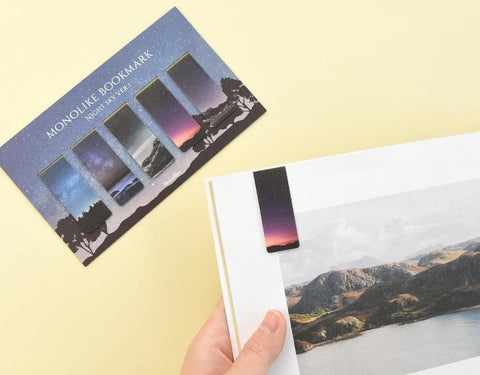 Magnetic Bookmarks 5P_ Night Sky ver.1