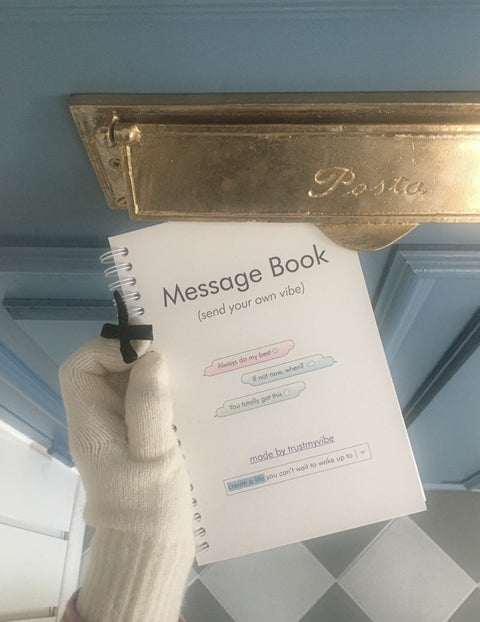 Message Book Daily Planner | Monthly + Daily Diary