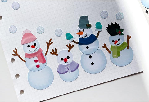 Snowman Seal Sticker | Deco Sticker