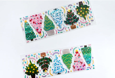 Christmas Tree Seal Sticker | Deco Sticker