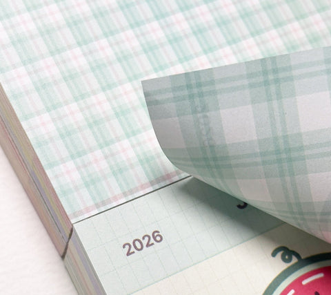 2026 Check&Fruits Daily Calendar | Day Calendar