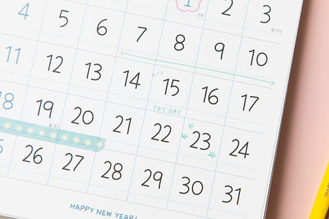 2026 Jelly Bear Desk Calendar
