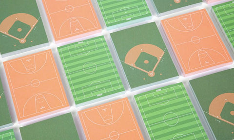Baseball Stadium Memo pad