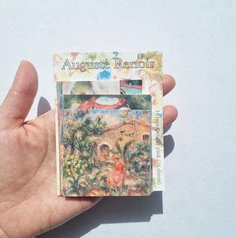 Auguste Renoir Sticker Pack _ 16sheets