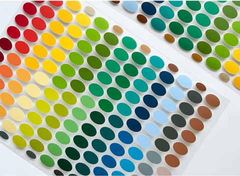 Color Ellipse A Seal Sticker | Deco Sticker