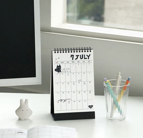 2026 Doodle Desk Calendar