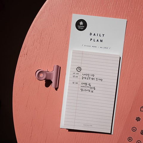 1912 daily plan.09 Sticky Note