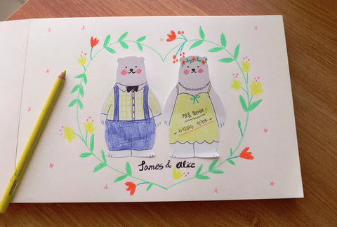 Polar Bear Sticky Notes