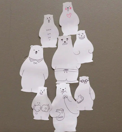Polar Bear Sticky Notes