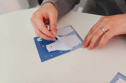 Polar Bear Sticky Notes