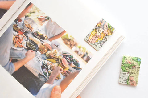 Magnetic Bookmarks _ Vintage Maps 3P